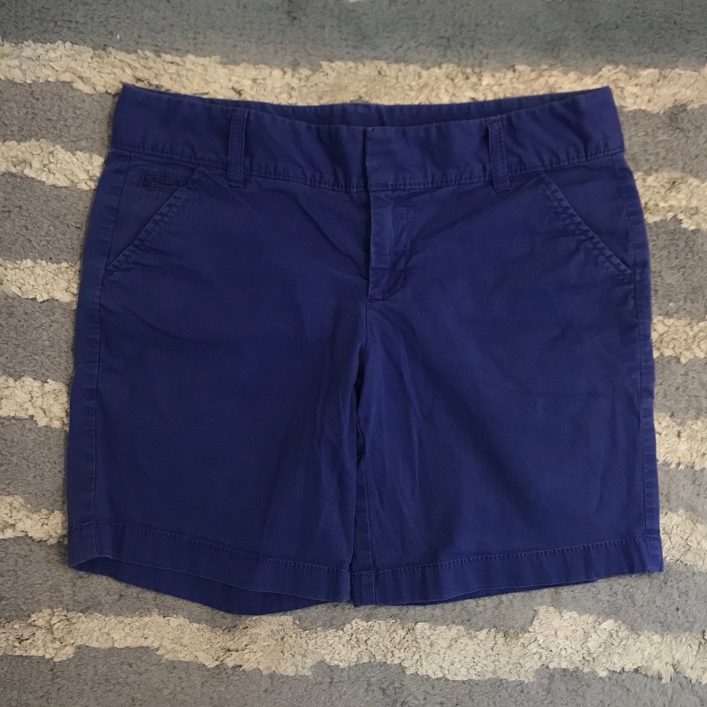 Caslon Khaki Shorts Size 6P Navy Blue